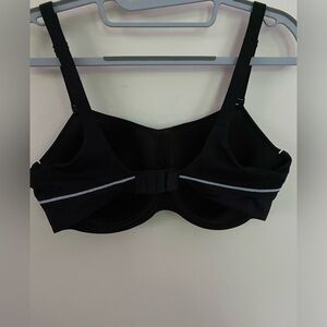 Ambrielle Black Bra, Lightly Padded, Underwire, Size: 34C